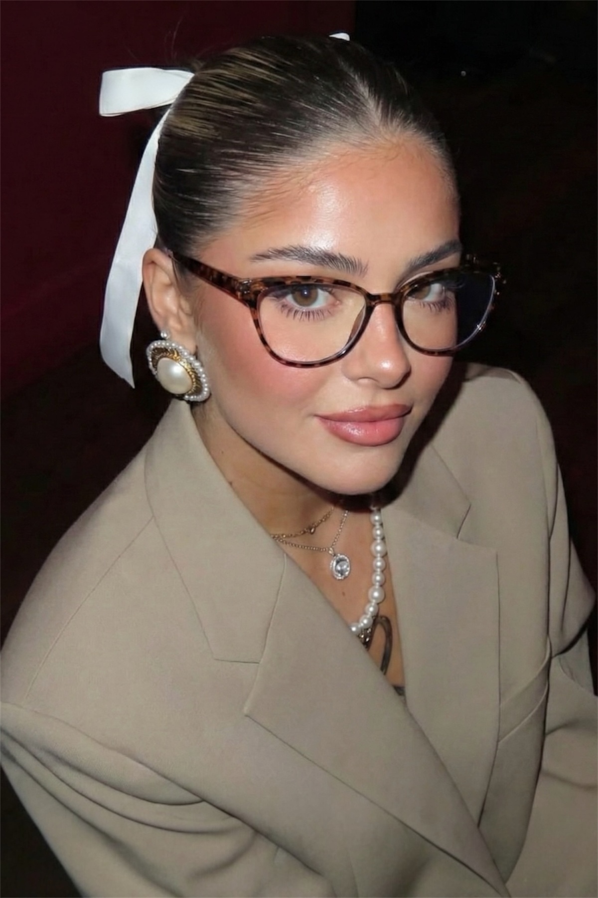 Eyesofia Melone Cat Eye Leopar Çerçeveli Blue Block Mavi Işık Filtreli Ekran Gözlüğü görsel 2