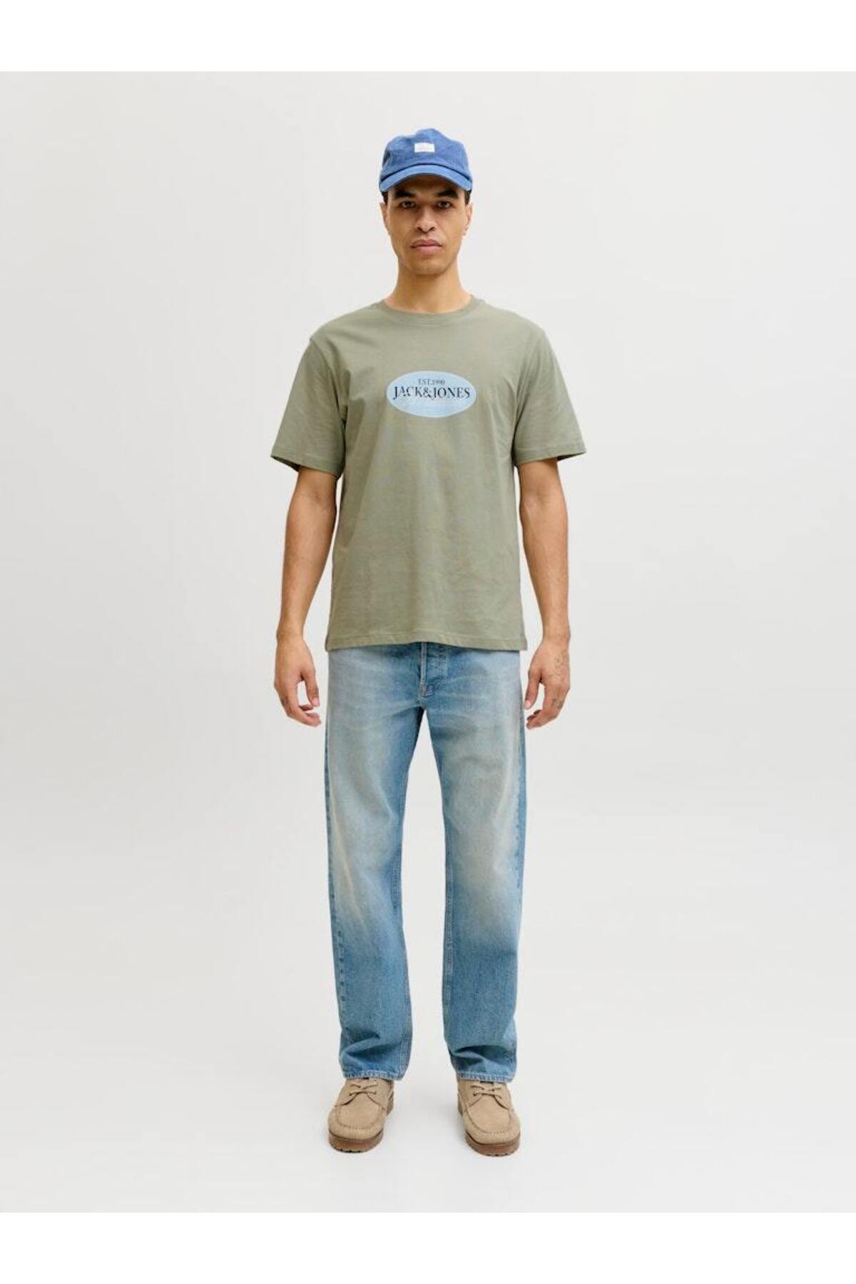 تیشرت مردانه Dijital Baskı آستین بلند | جک اند جونز Jack & Jones 12297891 - تصویر 5
