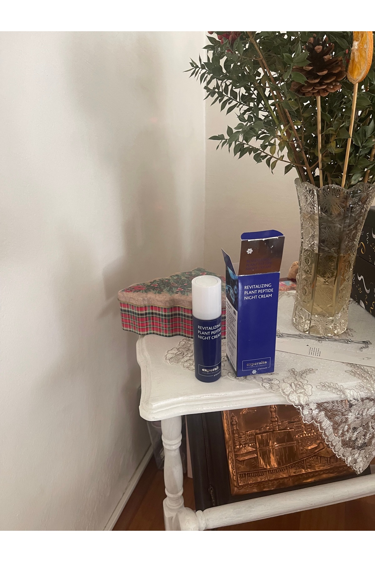☆未開封☆EXONINE ダーマコードナイトブーストクリーム 50ml Siberian Wellness Experalta Platinum. Bitki Peptitleri İçeren