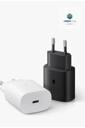 HİBİX PRO Samsung Uyumlu Galaxy A16 5g Type-C 25W Hızlı Sarj Adaptörü - SİYAH