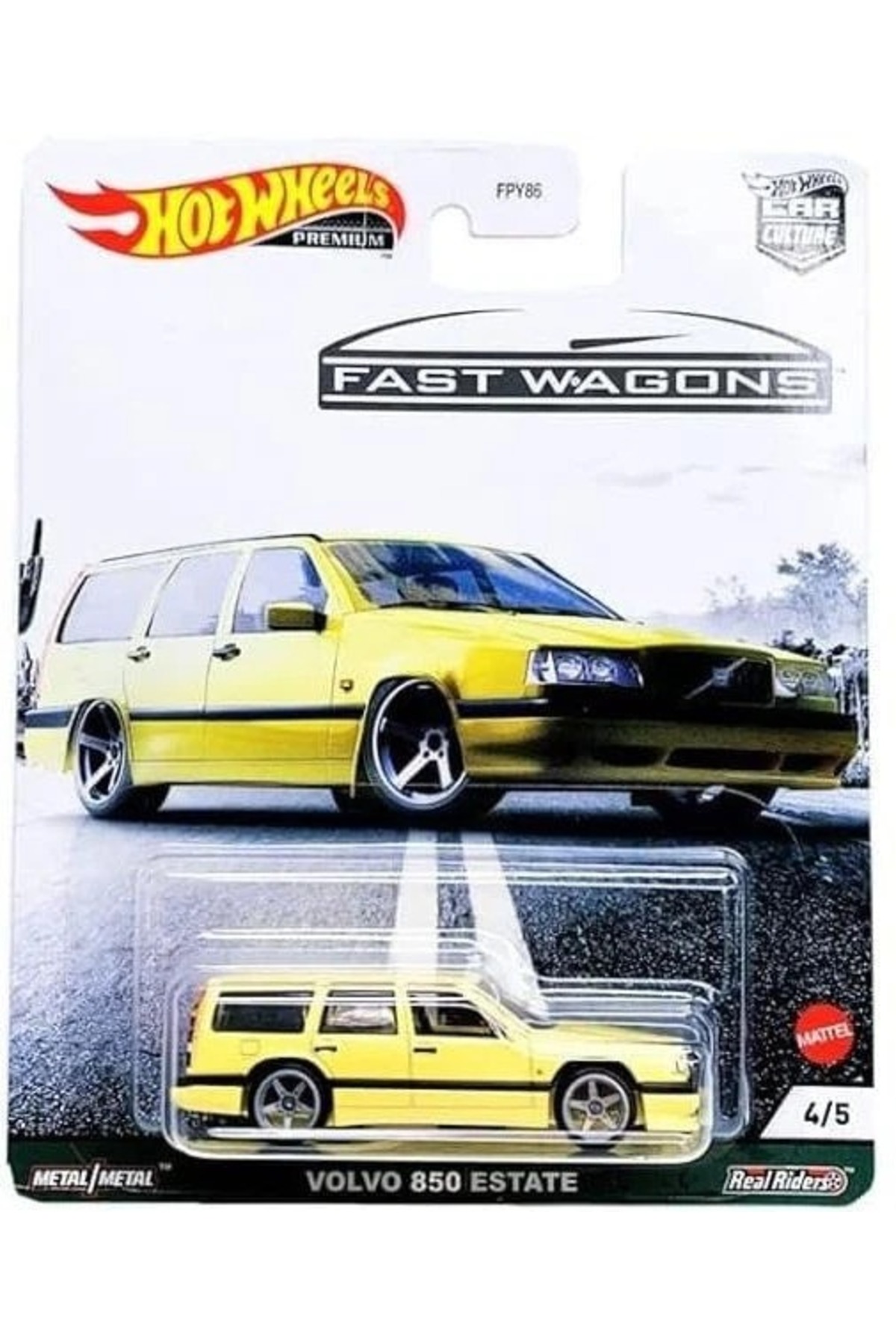 Hot Wheels Car Culture Fast Wagons 全セット HOT WHEELS Premium Car Culture Fast Wagons 1. Set 5'li 1:64 Metal