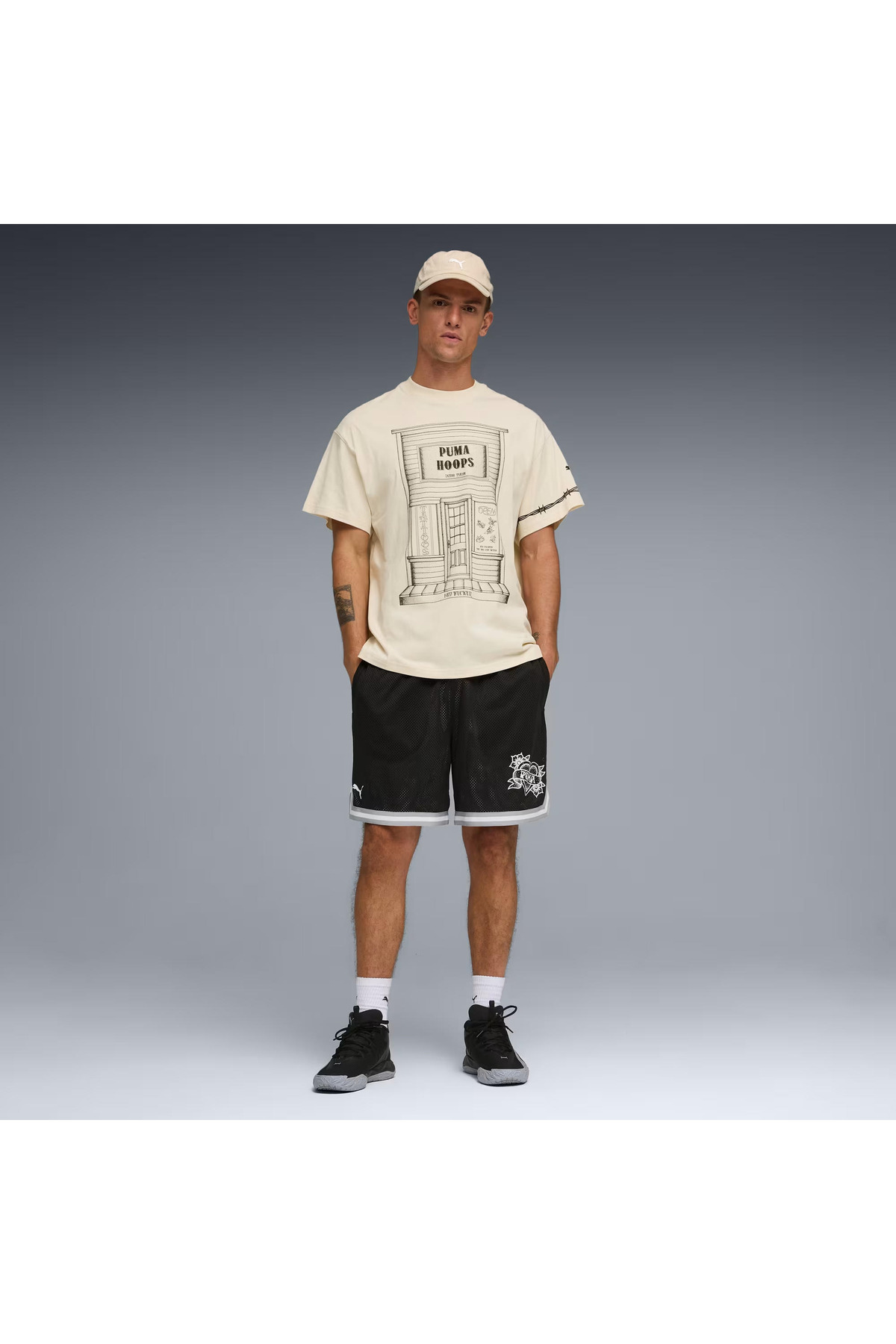 تیشرت مردانه راسته فاق بلند | پوما Puma 634659 - تصویر 3