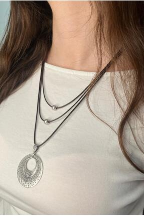 Vintage Takıhane Üçlü Otantik Vintage Kolye