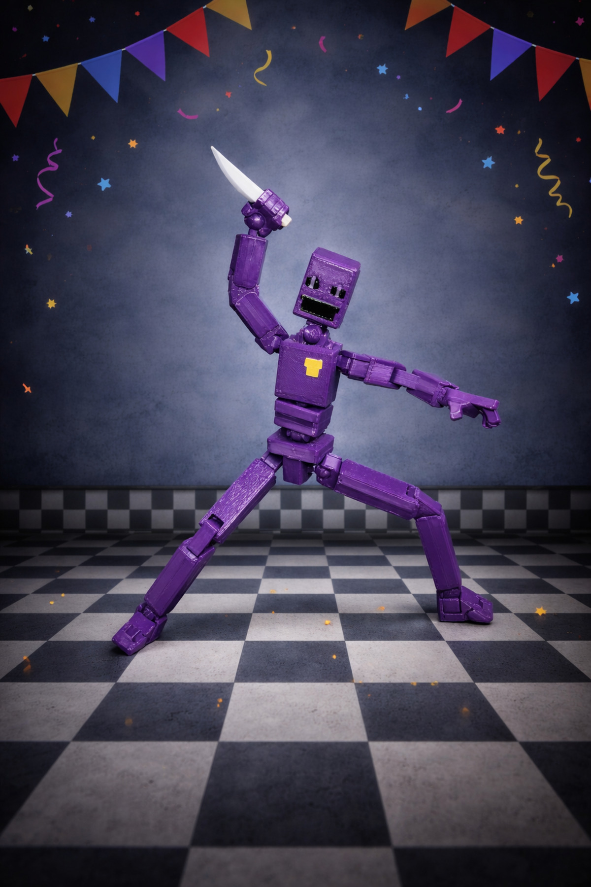 Rüzgar Tasarım Fnaf Five Nights at Freddy's T13 William Afton Fnaf