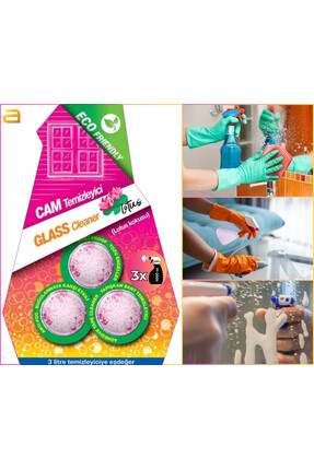 almital mobilya aksesuarları furniture accessories Hermit 3 lt. Cam Temizleyi...