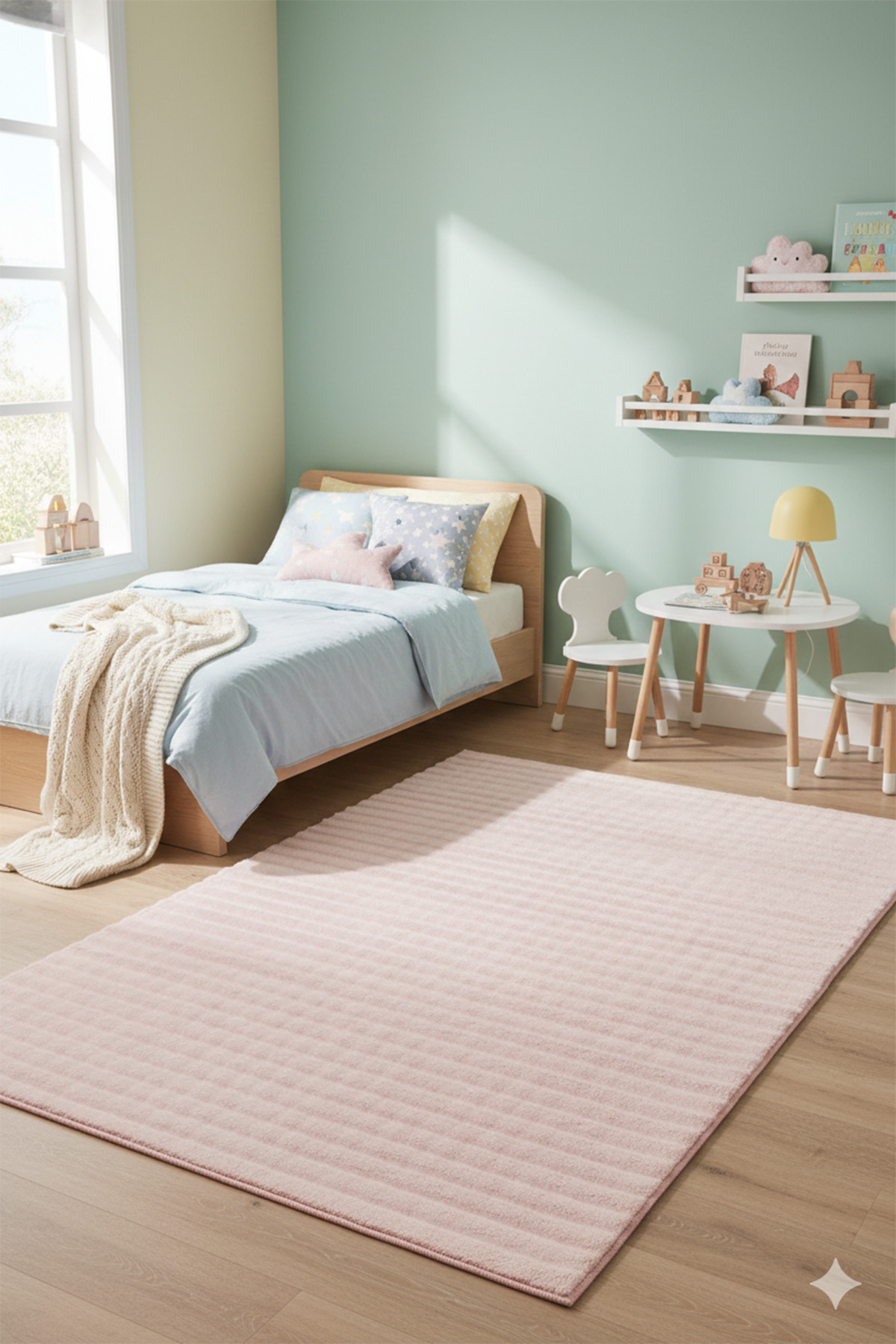 tropikal home Pembe Bubble Kaymaz Taban Peluş Yolluk Halı Leke Tutmaz Kolay Temizlenir Lüks Anne Bebek Çocuk Odası fotoğrafı 5 (önizleme)