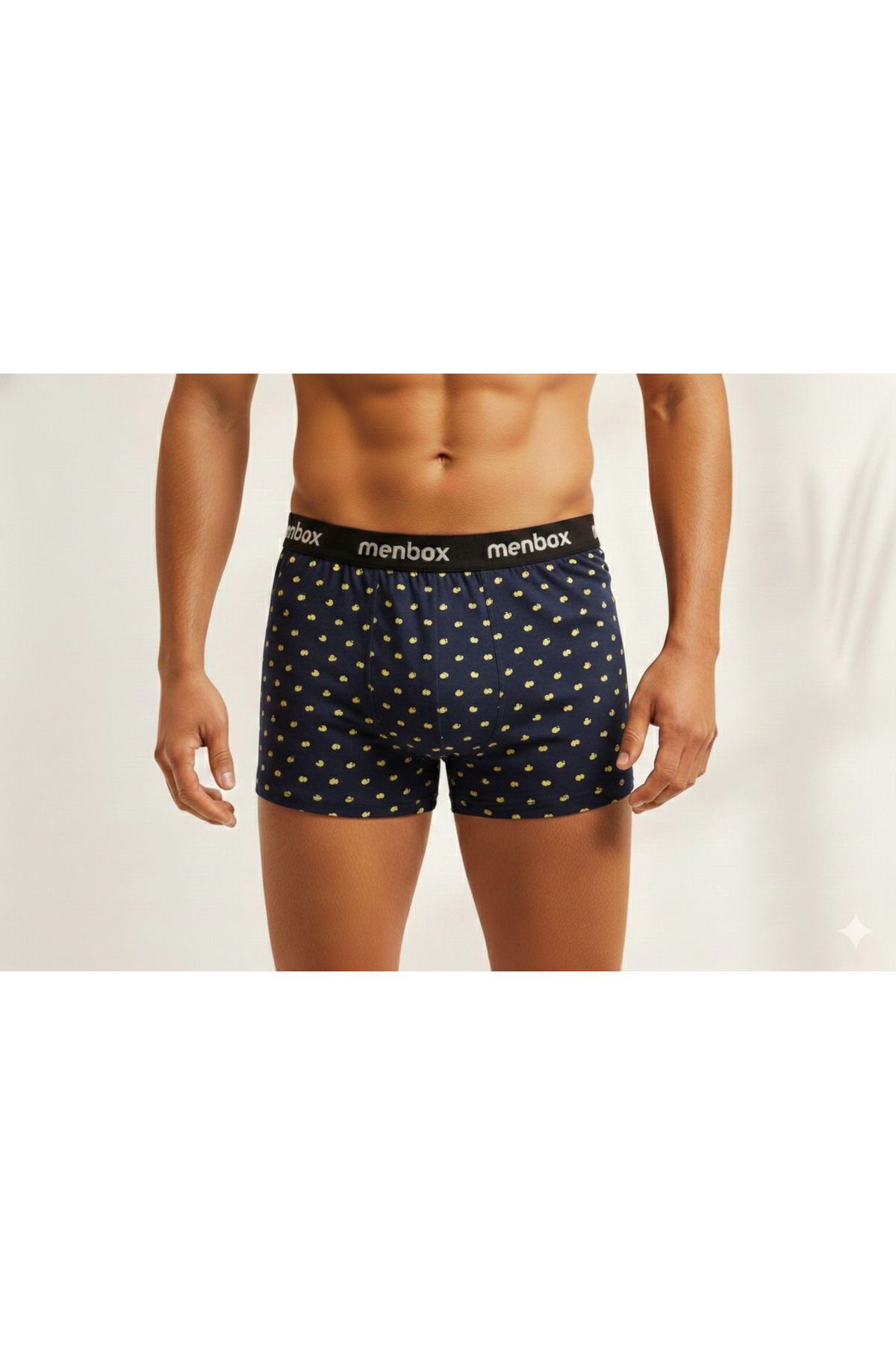 MENBOX  Erkek 10'lu Desenli Likralı Esnek Boxer Set - Görsel 4