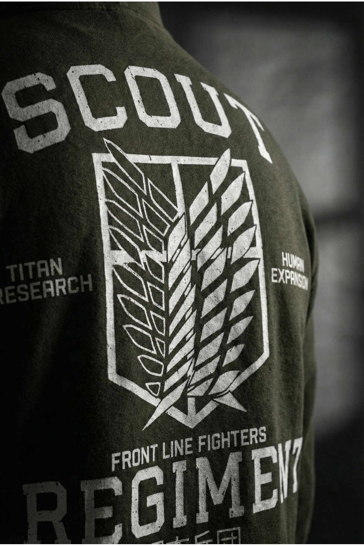 Liber  Attack On Titan - Fermuarlı Hoodie Oversize Şardonlu Sweatshirt Hırka - Görsel 8