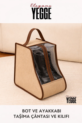 YEGGE 4 ADET Bot Ayakkabı Saklama Çantası - Ayakkabı Hurcu Bot ve Ayakkabı Dü...