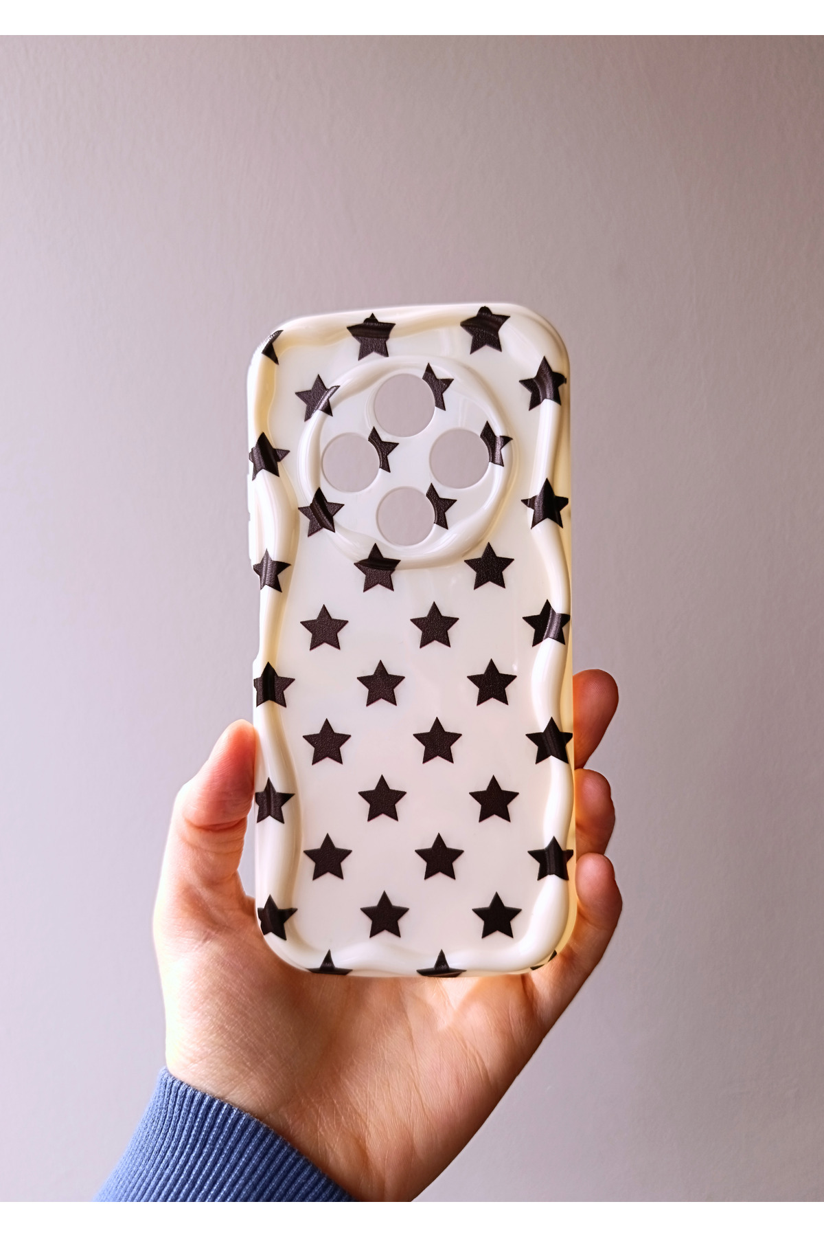 Tecno Spark 30c 4G Case Camera Protected Wave Edge Pattern Printed Silicone Case