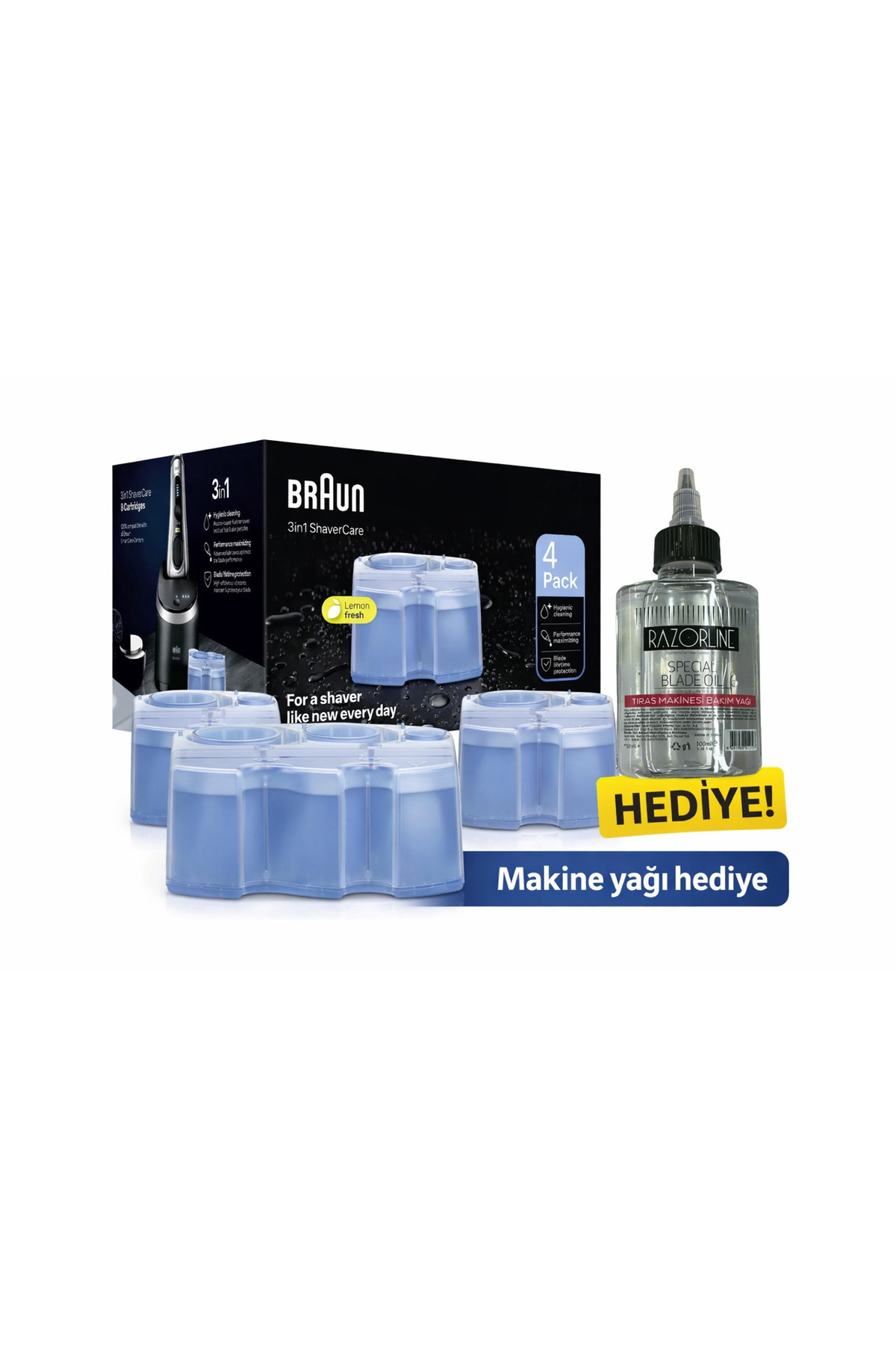 Braun Ccr4 Temizleme Sıvısı 4'lü Paket - Fiyatı, Yorumları