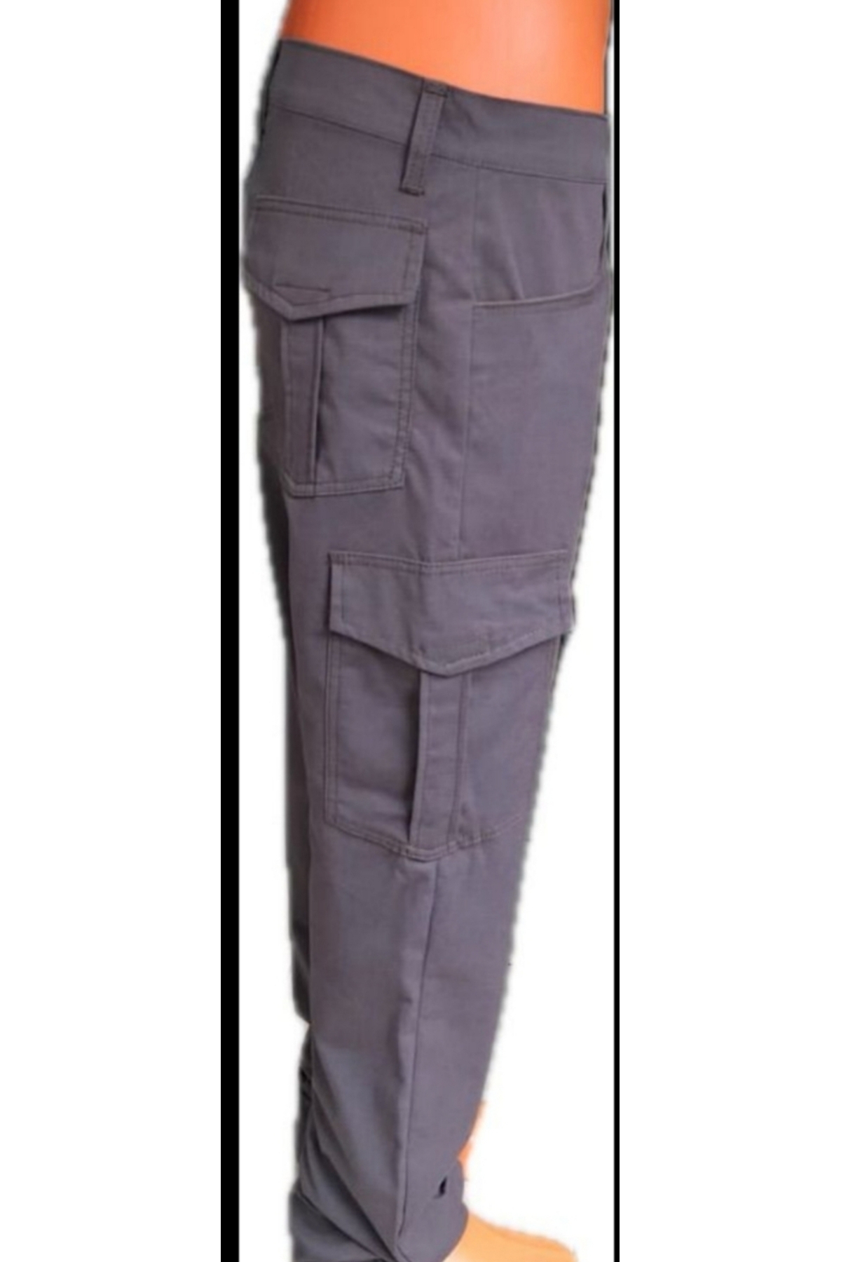 BeyzDenim kahire kahve Kargo Taktikal Buyuk Beden Ripsstop Pantolon görsel 2