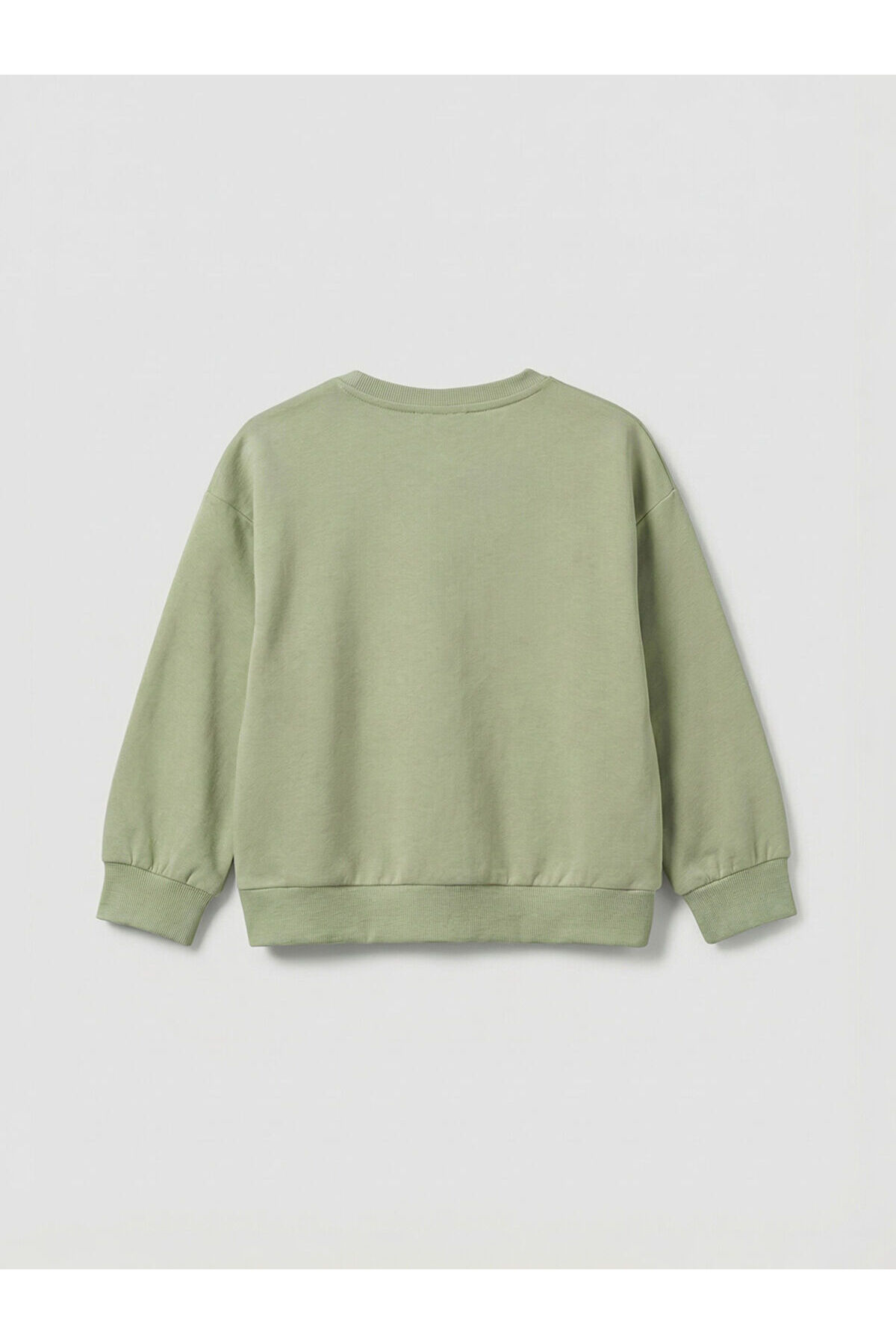 LC Waikiki Elsiva Collection Yeşil Çiçek Baskılı Kız Çocuk Soft Touch Sweatshirt ve Eşofman Altı fotoğrafı 5 (önizleme)