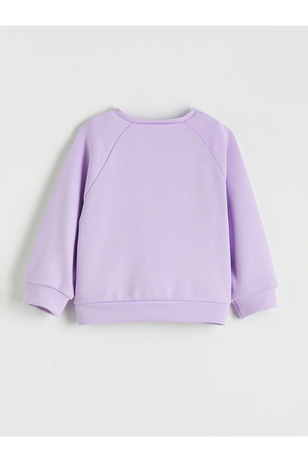 LC Waikiki M&B Collection Lila Bisiklet Yaka Kız Çocuk Softt Touch Sweatshirt ve Eşofman Altı fotoğrafı 4 (önizleme)