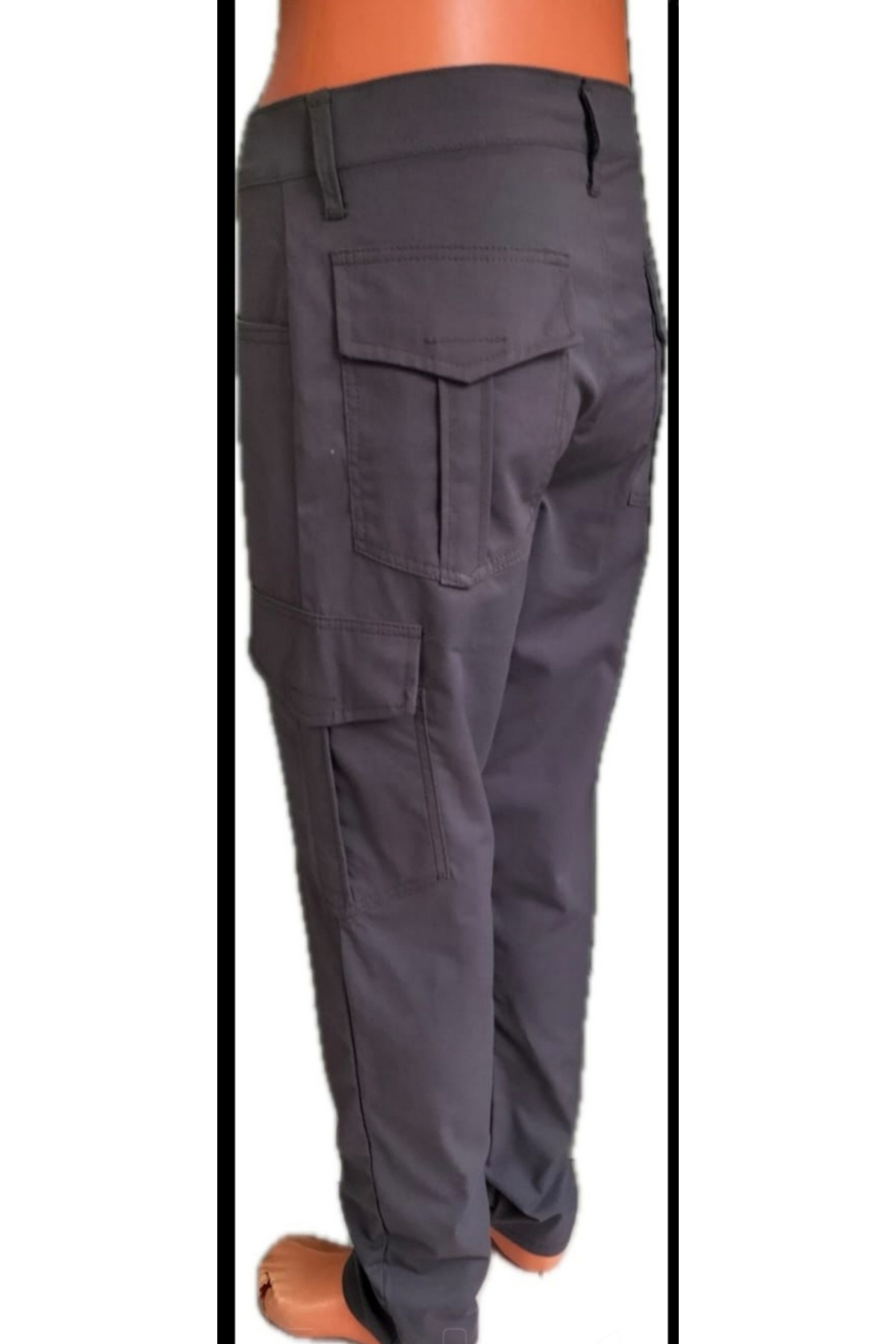 BeyzDenim kahire kahve Kargo Taktikal Buyuk Beden Ripsstop Pantolon görsel 3