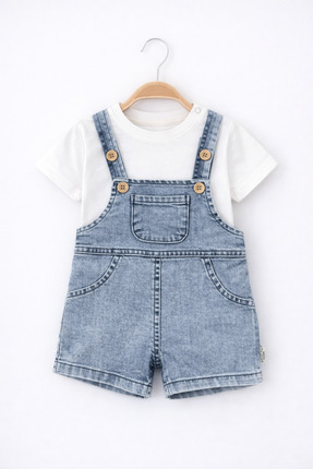 ASİLA Kot Salopet Yazlık Erkek Takım