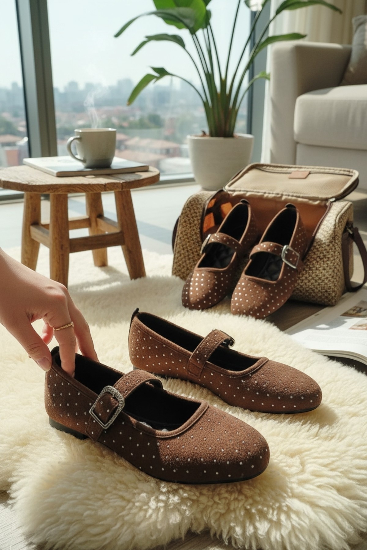 Modafırsat  Kadın Babet İçeri Dışarı Ofis Günlük Ayakkabı - Görsel 3