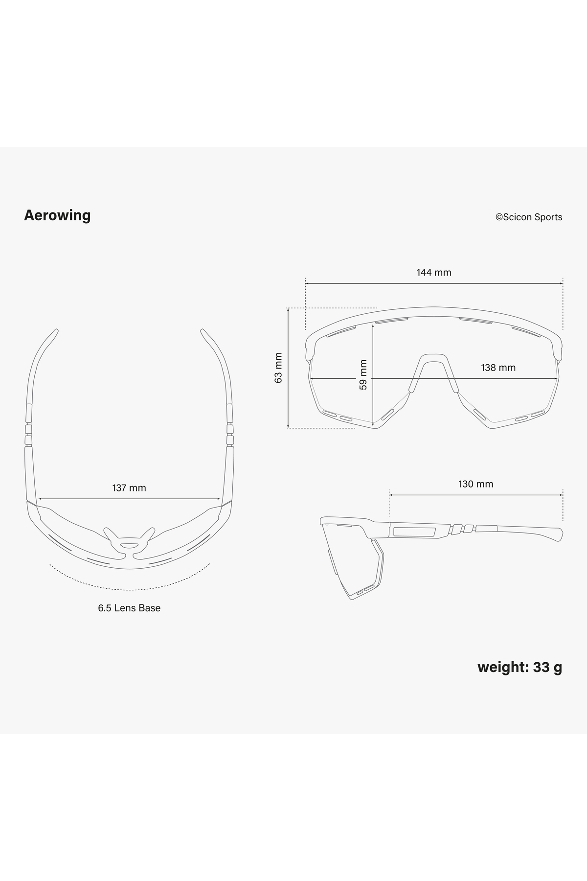 AEROWING Profesyonel Bisiklet Gözlüğü