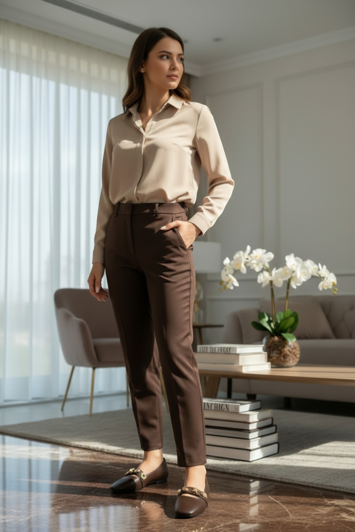 Modafırsat  Kadın Babet İçeri Dışarı Ofis Günlük Ayakkabı - Görsel 4