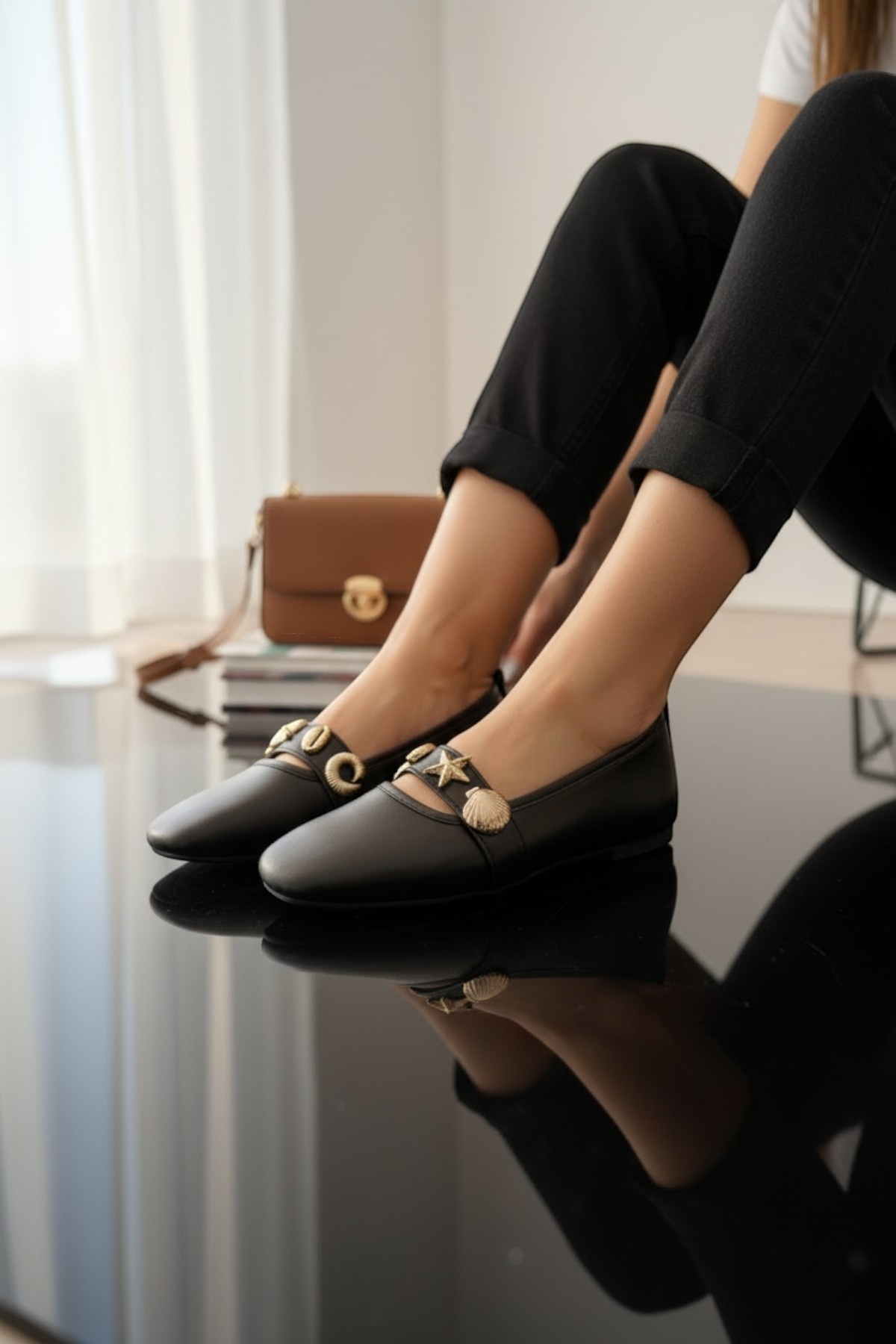 Modafırsat  Kadın Babet İçeri Dışarı Ofis Günlük Ayakkabı - Görsel 5