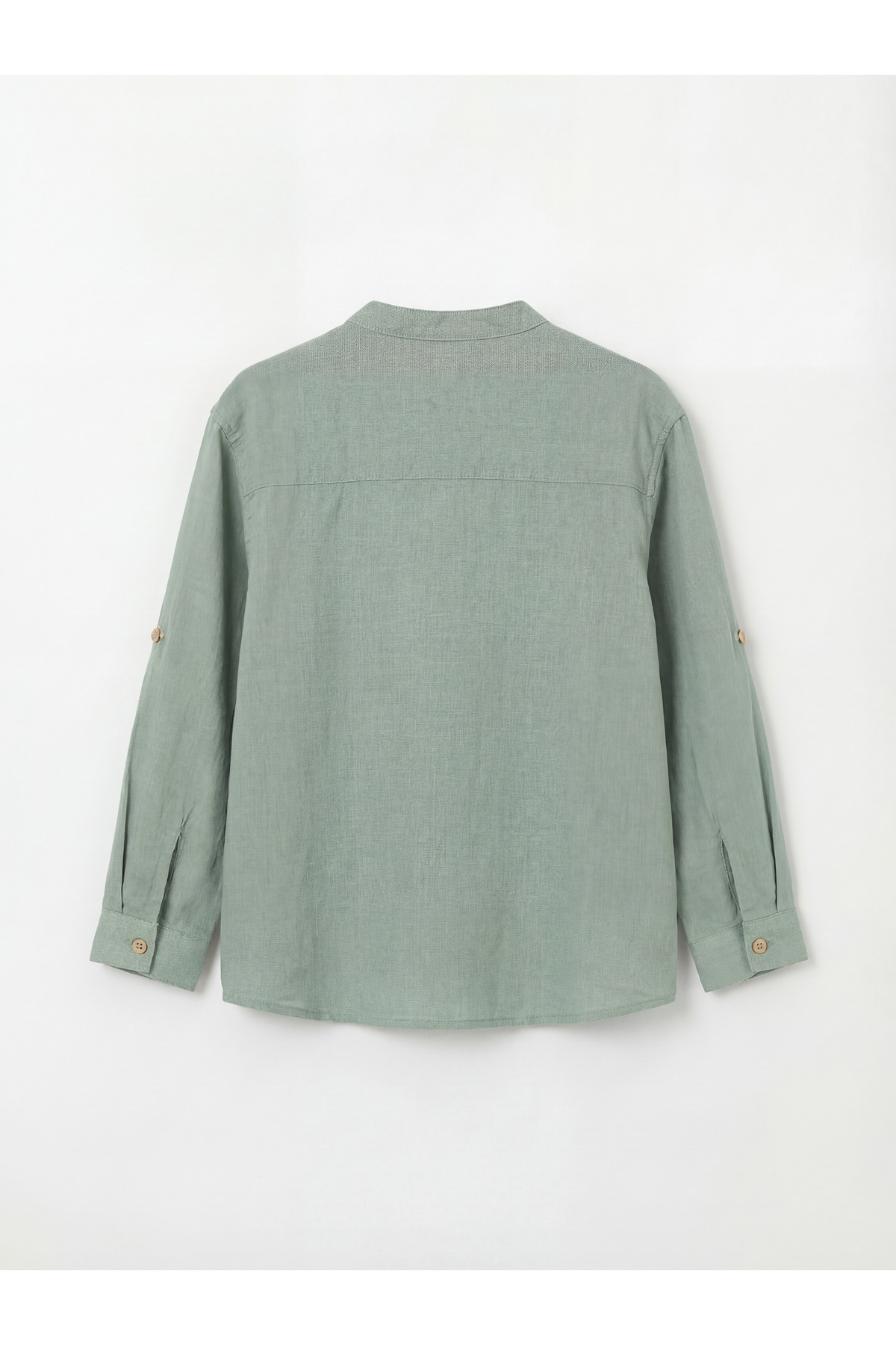 LC Waikiki Esse Collection Yeşil Hakim Yaka Uzun Kollu Erkek Çocuk Gömlek fotoğrafı 2 (önizleme)