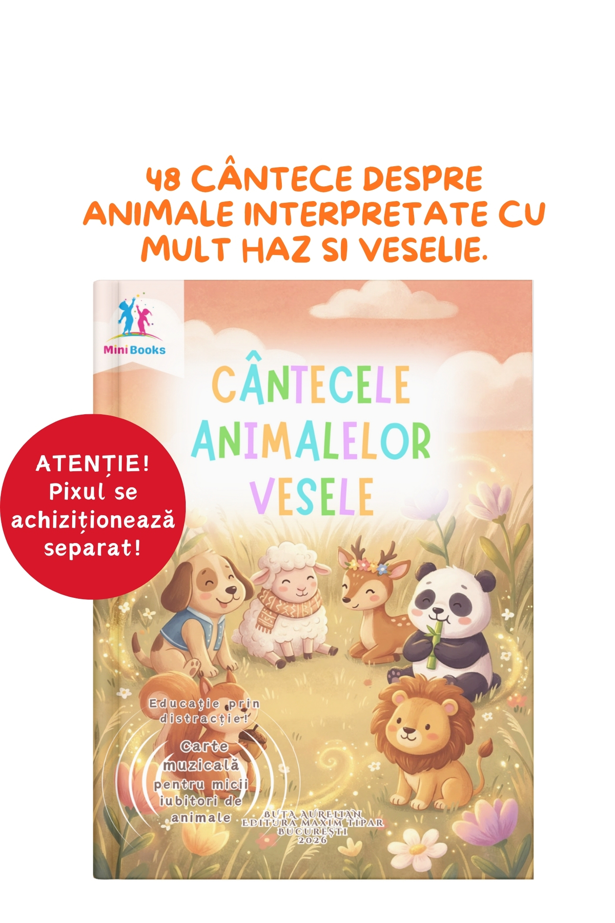 minibooks Cantecele animalelor vesele