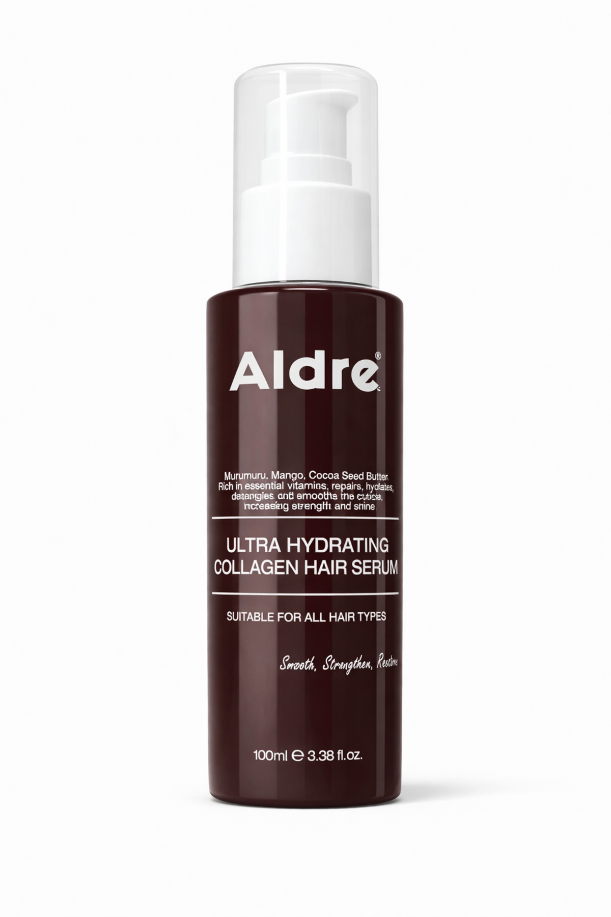 aldre سرم مو فوق العاده آبرسان و ترمیم کننده کلاژن قوی ۱۰۰ میلی لیتر — آلوکوز