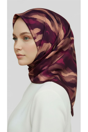 Karaca Eşarp MORYA DESENLİ RAYON EŞARP - MOR