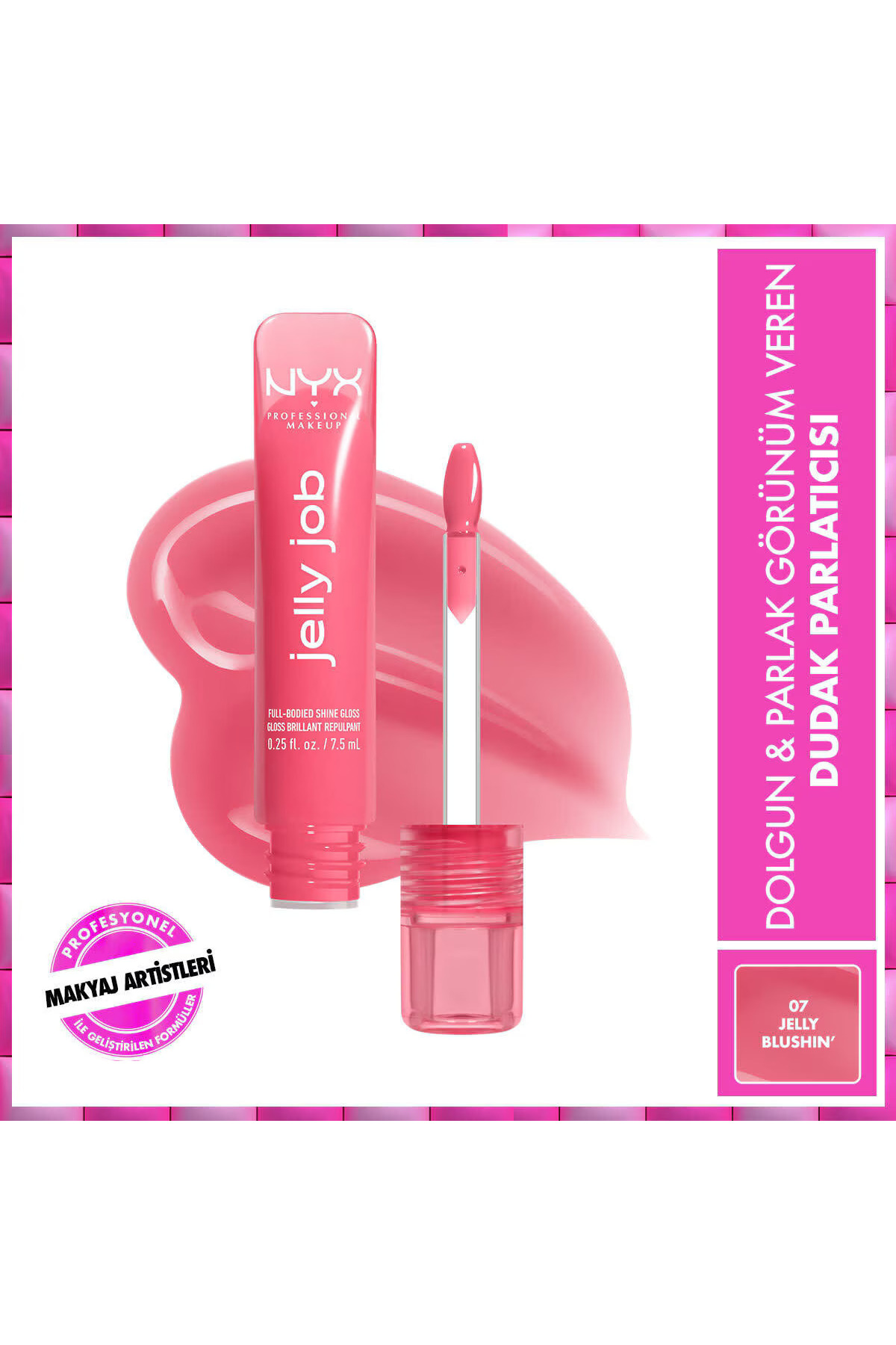 NYX Jelly Job Dudak Parlatıcısı Jelly Blushin 07 - Fiyatı, Yorumları