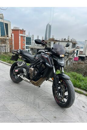 Hamza Motors Honda CB650F 2015–2018 Uyumlu Ön Koruma Demiri – Siyah