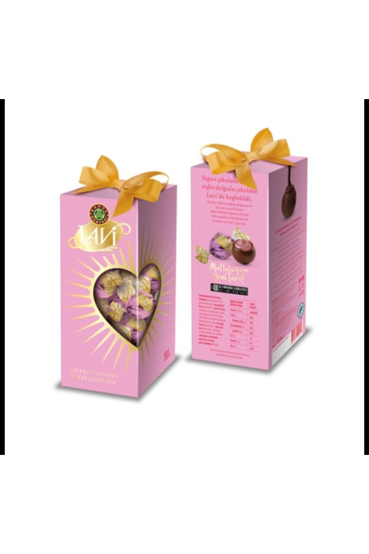 Kahve Dünyası Lavi sevgililer gününe özel çilekli dolgulu sütlü