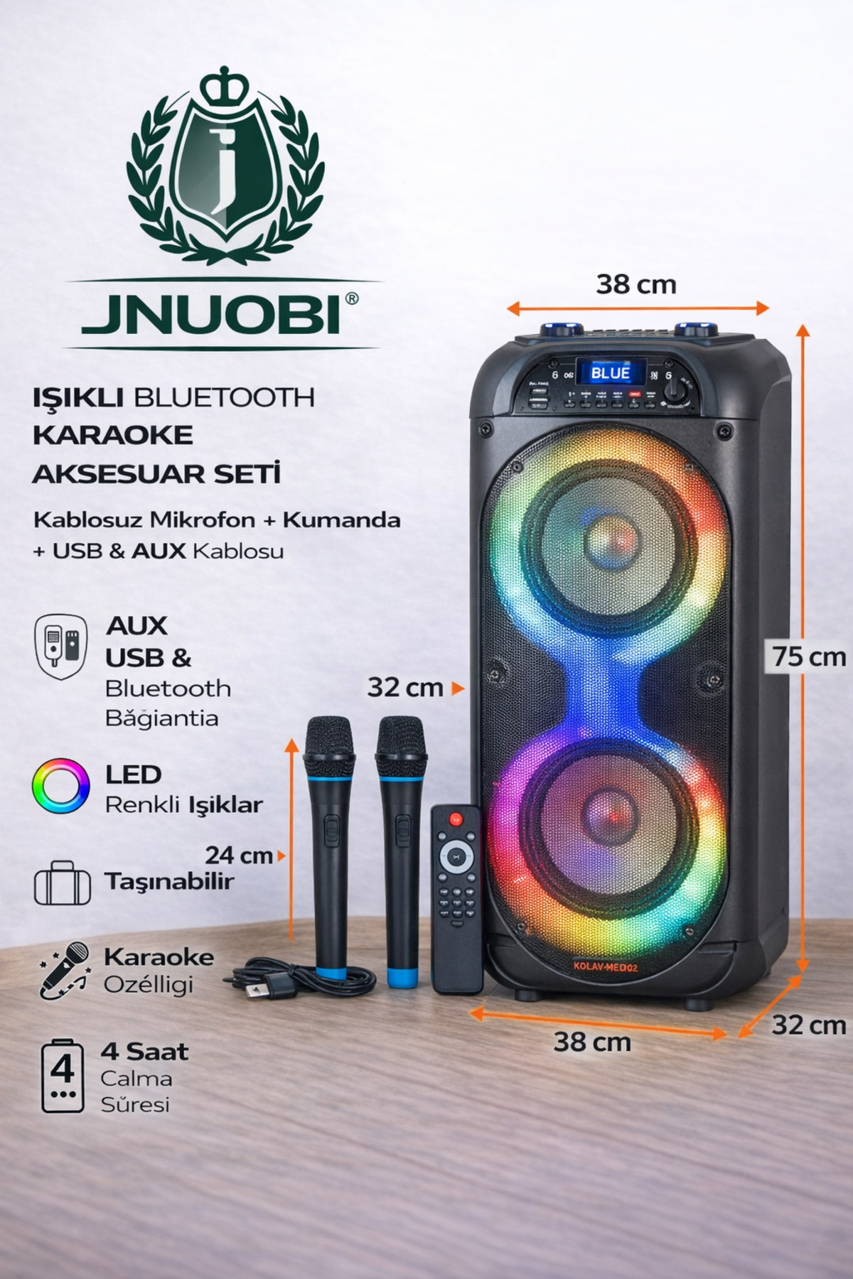 JNUOBI KOLAV M2802 Çift 8