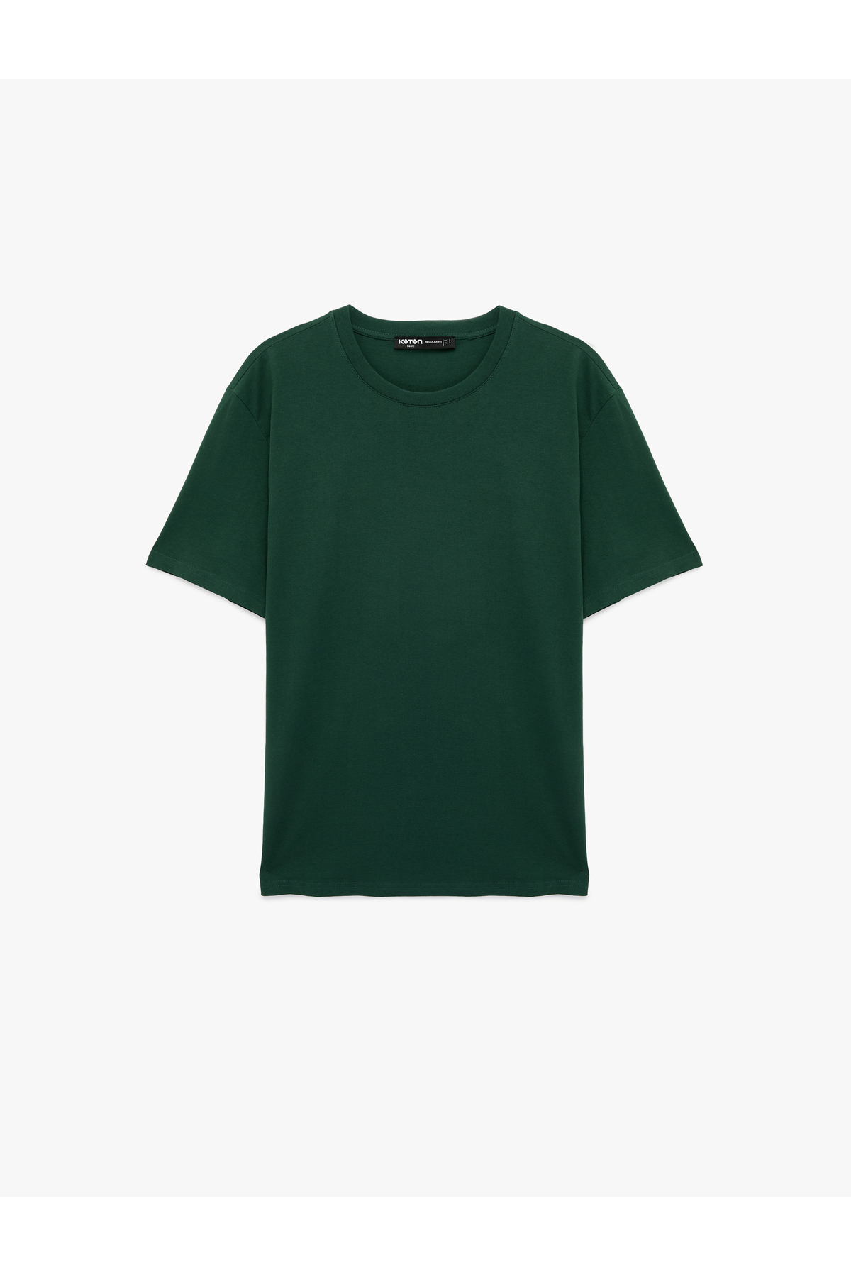 Koton Regular Fit Kısa Kollu Bisiklet Yaka Pamuklu Basic Tişört