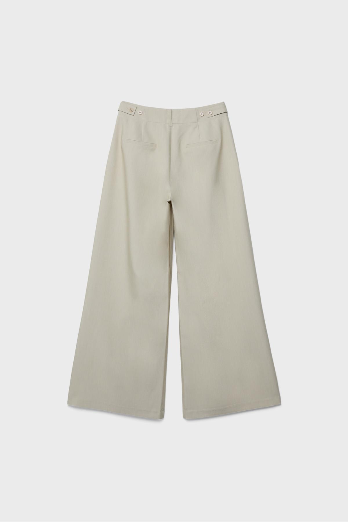 Stradivarius  Ayarlanabilir süper geniş paça pantolon - Görsel 7