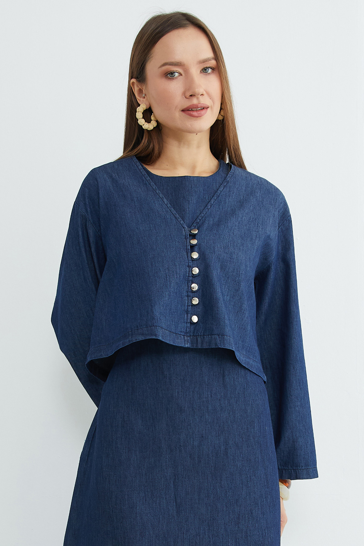 Fullamoda  Fullamodest Beli Kuşaklı Cepli 2 Li Takım - Görsel 7