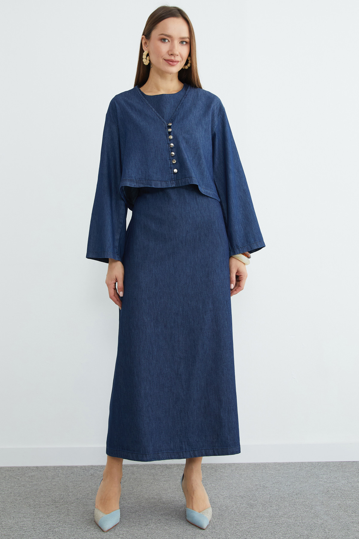 Fullamoda  Fullamodest Beli Kuşaklı Cepli 2 Li Takım - Görsel 6