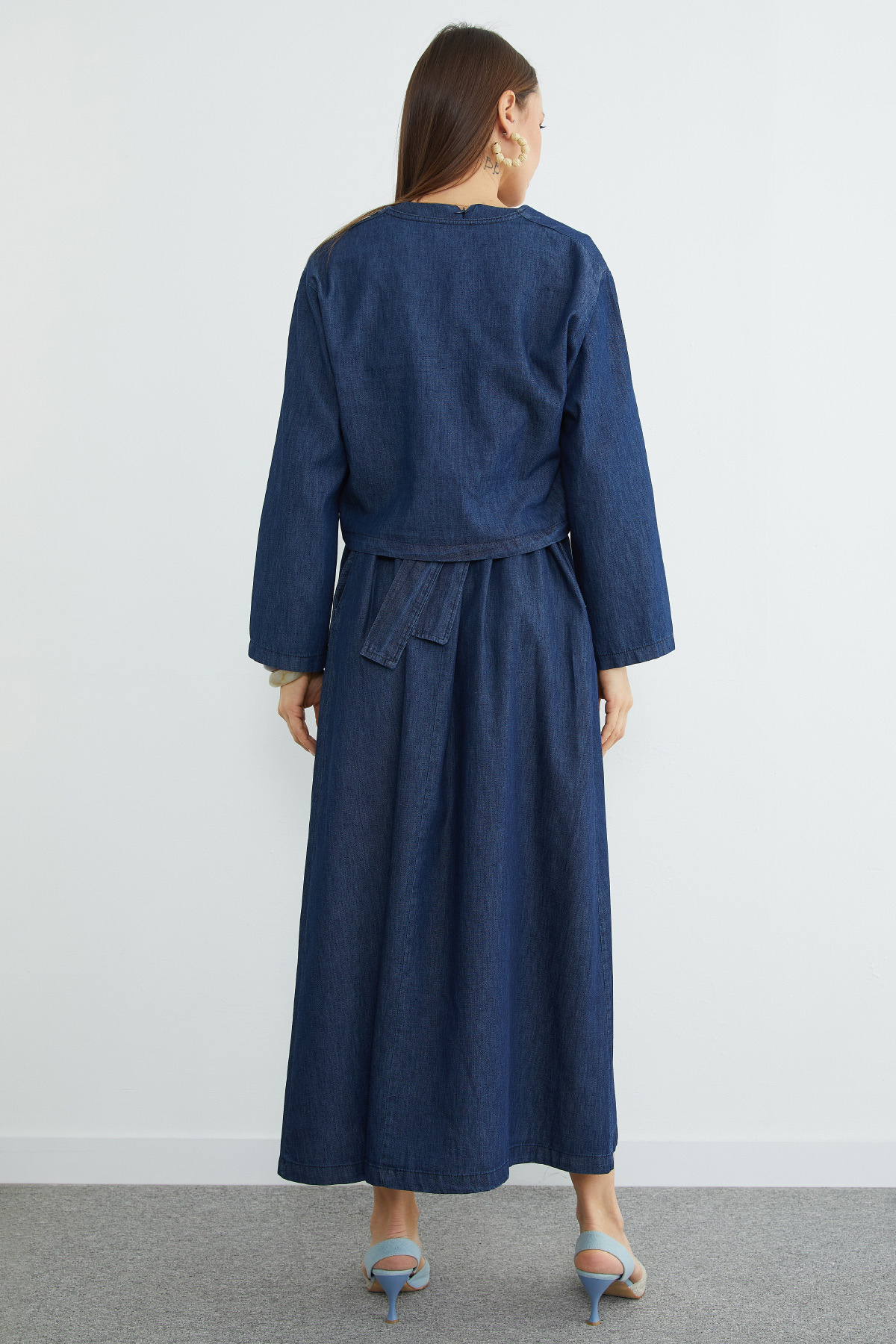 Fullamoda  Fullamodest Beli Kuşaklı Cepli 2 Li Takım - Görsel 8