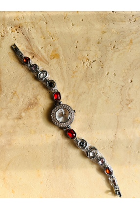 TakıcımMila 7 Element Renkli Taşlı Şık Saat