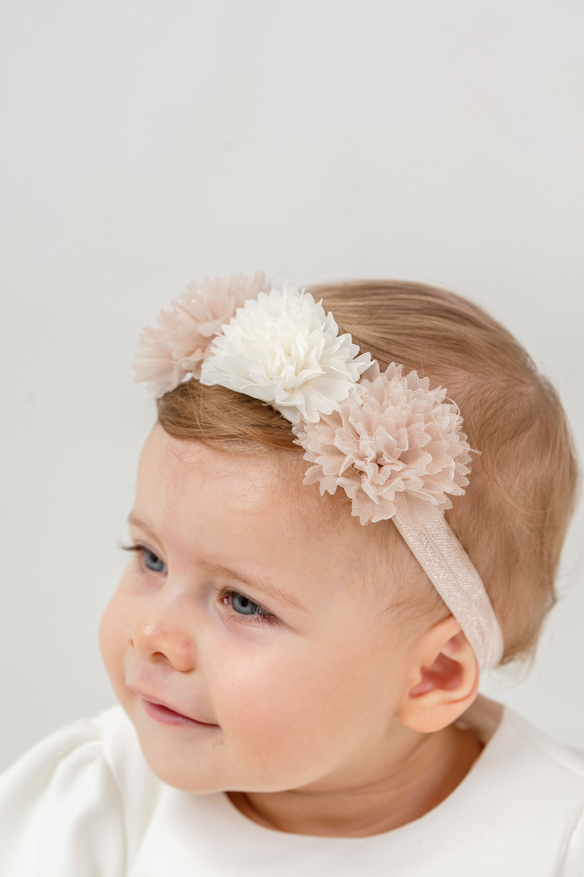 Panfilia Kız Bebek Güpürlü / Dantelli 4'lü Mevlüt Düğün Elbise Seti fotoğrafı 6 (önizleme)