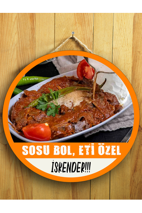 Mayeka Cafeler Restoranlar Kebapçılar Dönerciler İçin İskender Duvar Kapı Tab...