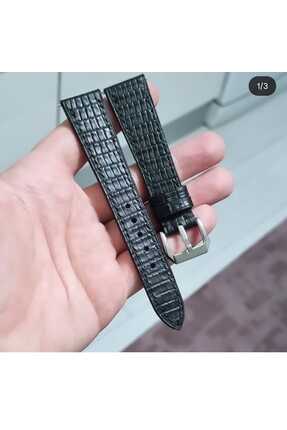 MUTLU GLOBAL Siyah Hakiki Deri El Yapımı Saat Kordonu – Çift Kat Deri, Premiu...