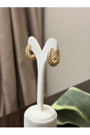 jeva Burgu Gold Küpe