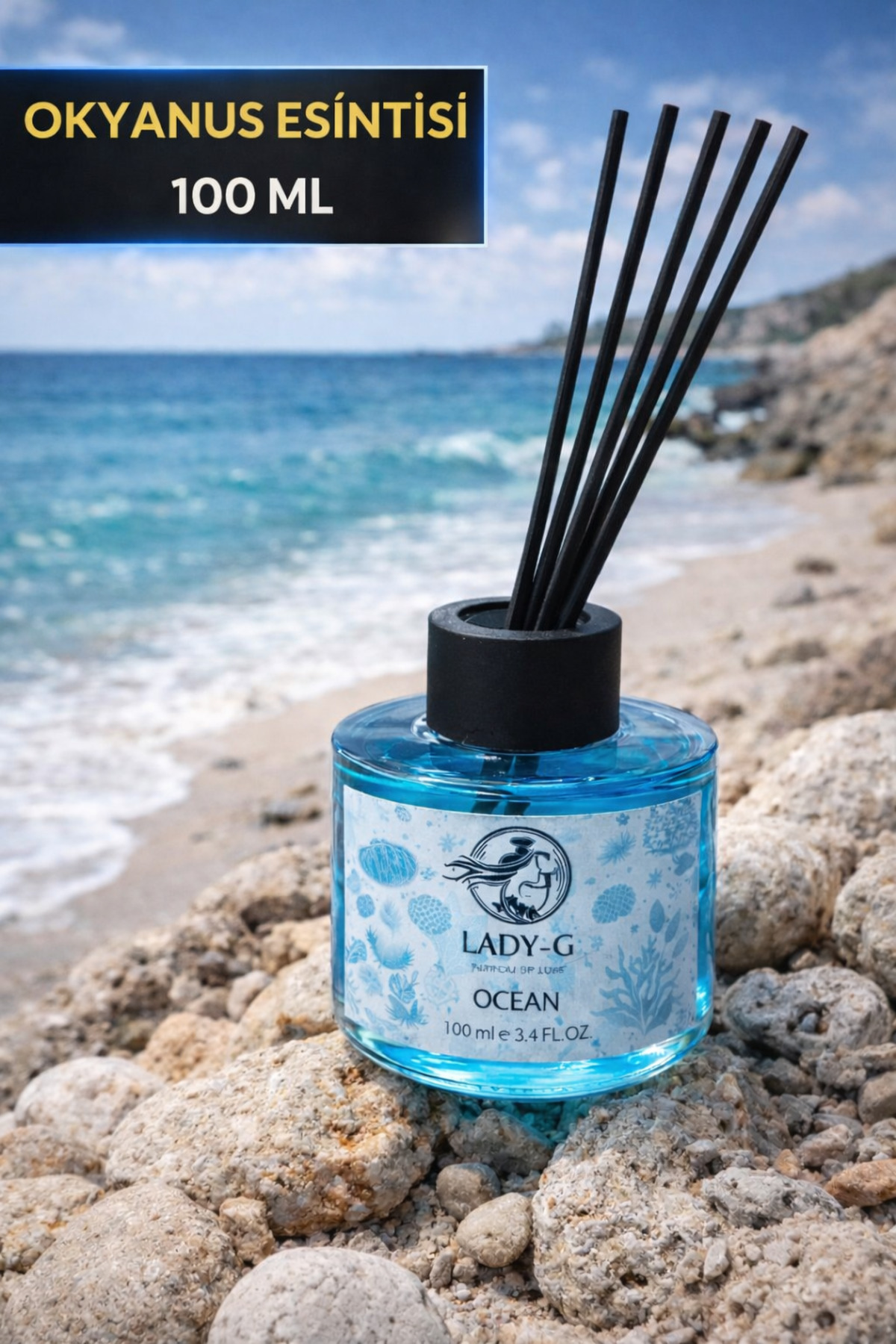 Lady Diffuser G Lady Lady-G OKYANUS ESİNTİSİ Yüksek Kalite Premium Bambu Reed ...
