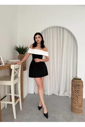 conconmoda Lily Madonna Yaka Mini Elbise