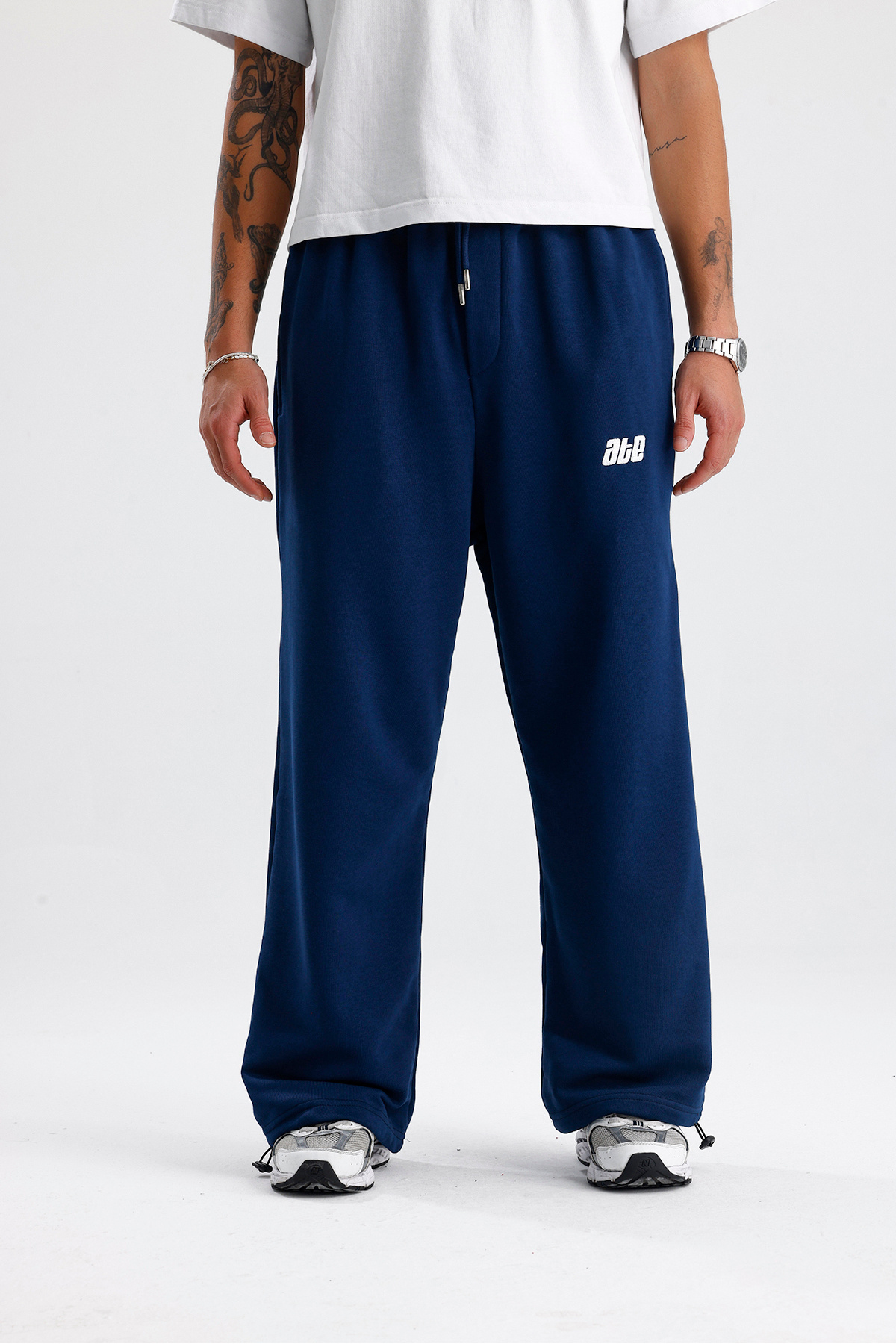 ATE WEAR Mevsimlik ATE Nakış Premium Ayarlanabilir Paça Oversize Eşofman Altı görsel 5