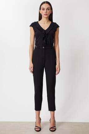 Mi Pret a Porter Mi Toka Aksesuarlı Boru Paça Pantolon