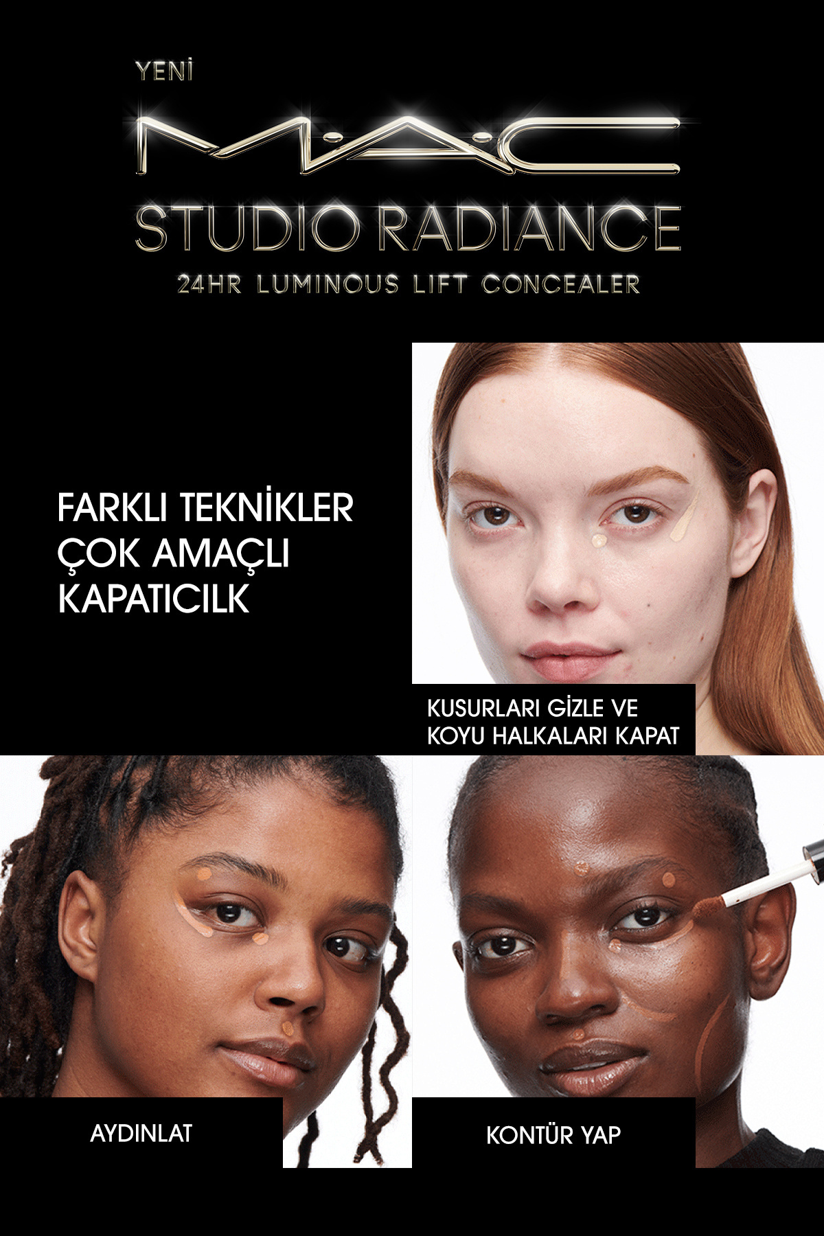 کانسیلر لیفت 24 ساعته Luminous Lift Studio Radiance - کانسیلر سرم با محتوای مراقبت از پوست 11 میلی لیتر - NC10 5