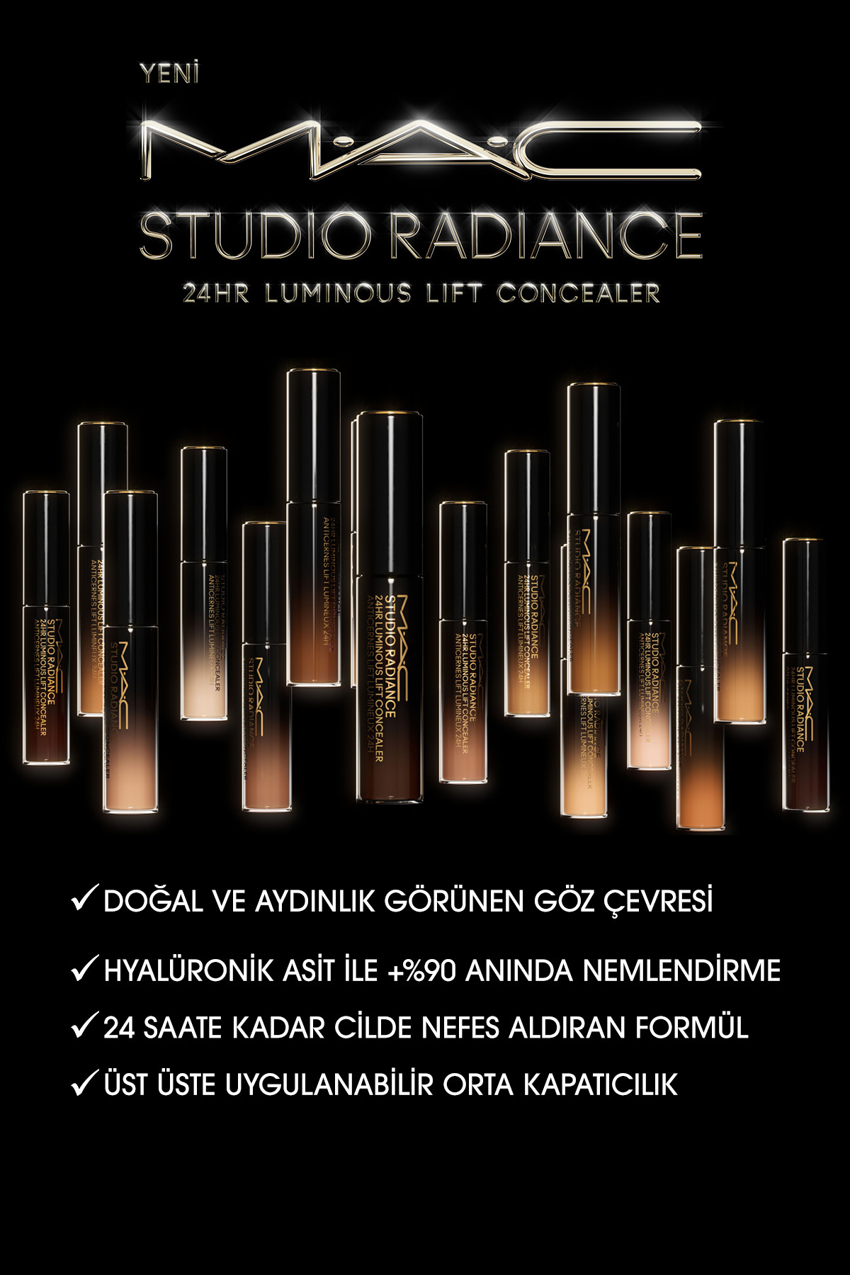 کانسیلر لیفت 24 ساعته Luminous Lift Studio Radiance - کانسیلر سرم با محتوای مراقبت از پوست 11 میلی لیتر - NC10 6
