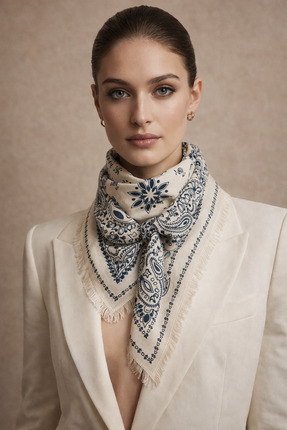 bahia butik aksesuar Etnik Desen Pike Kumaş Şal