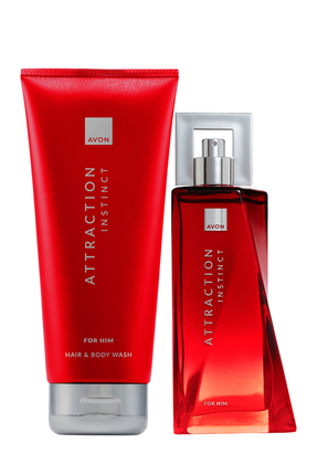 Avon Attraction Instinct Erkek Parfüm ve Saç ve Vücut Şampuanı Paketi